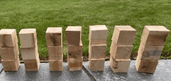 columns of cubes